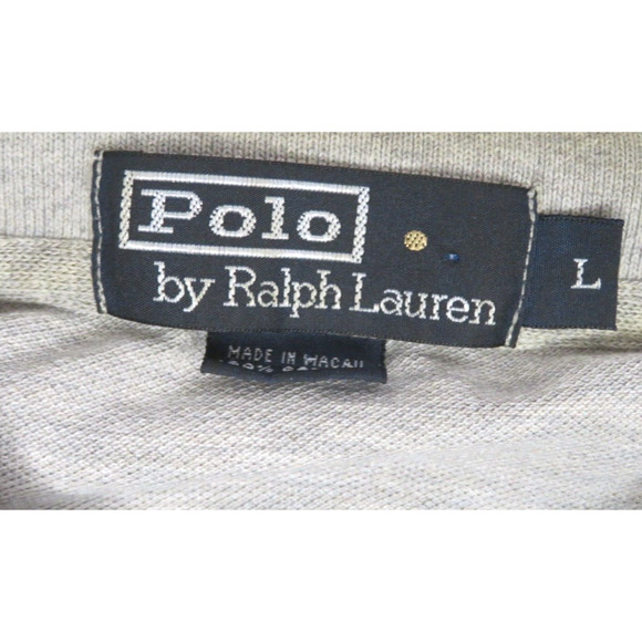 Lot of 3 Men's Polo Shirts Polo Ralph Lauren / Van Heusen / Antigua Golf Size L - Picture 16 of 16